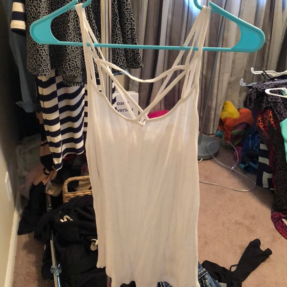 White tank top
